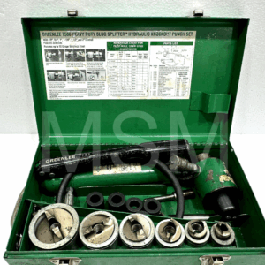 Greenlee 7506 Slug-Splitter Hydraulic Knockout Punch Set w/ 767 Hand Pump