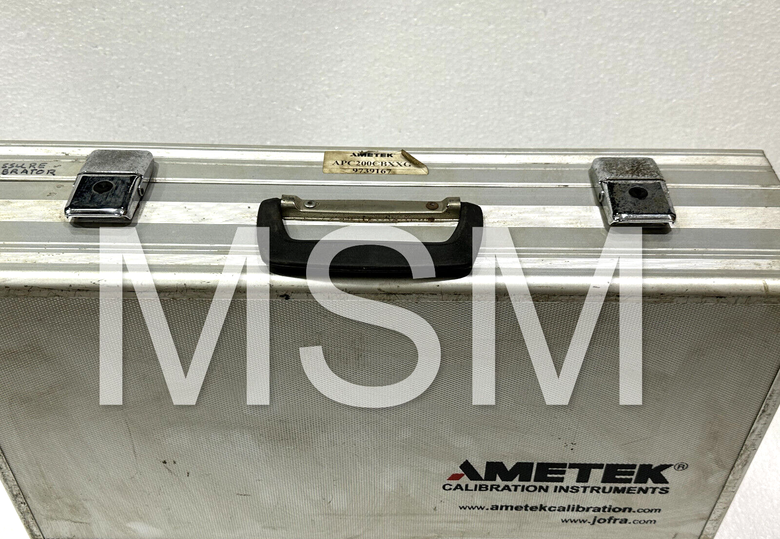 AMETEK JOFRA PRESSURE CALIBRATOR SET BAR-.91-40 BAR PUMP & APC200 GAUGE 15 BAR - Image 10