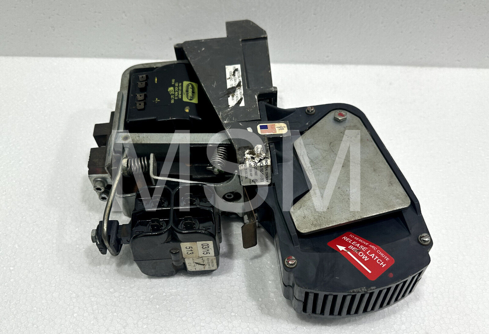 Hubbell hc14-183-324-501/125 VDC REV.D definite purpose contactor - Image 4