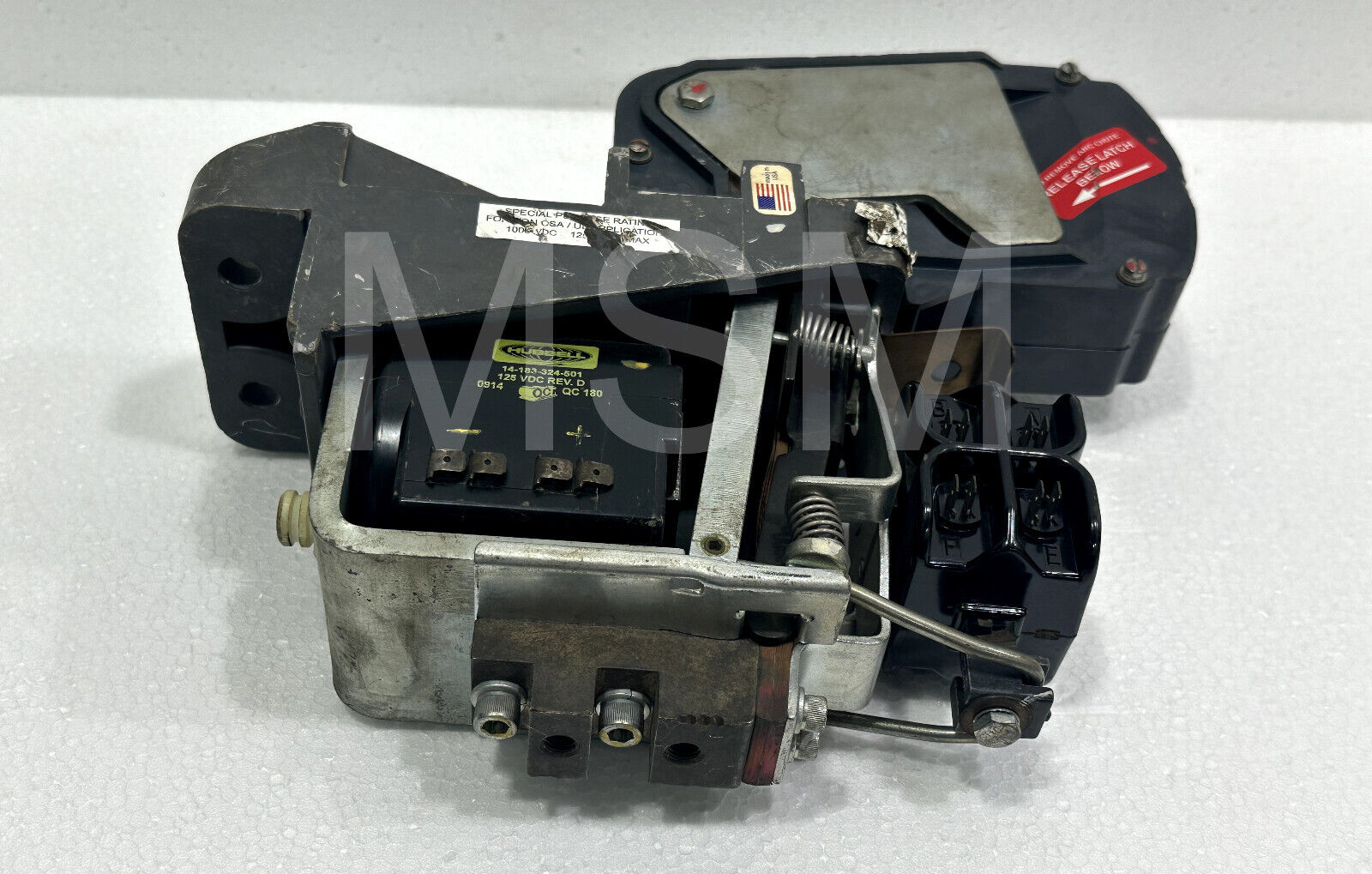 Hubbell hc14-183-324-501/125 VDC REV.D definite purpose contactor - Image 5