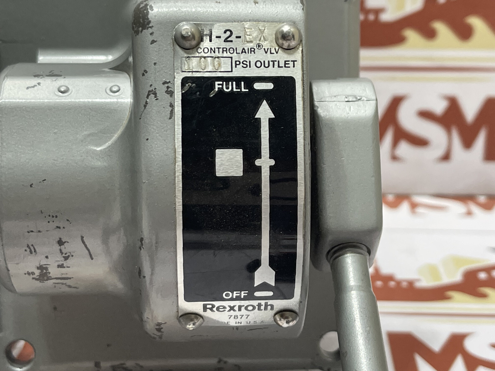 Rexroth H-2-EX Control Air Lever Operated Valve 200 PSI R431002808 - Image 10