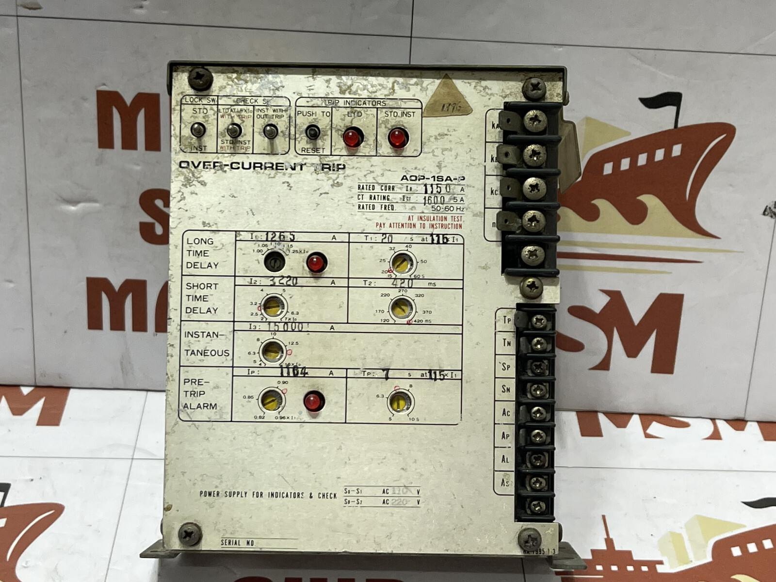 OVER-CURRENT TRIP AOP-1SA-P