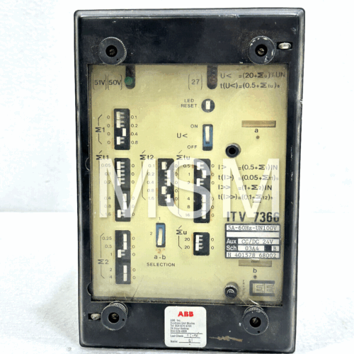 CEE ITV7366 Three Pole Over Current Relay(60Hz-UN100V)