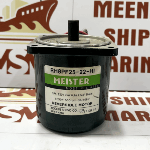 Woojin Servo Meister RH8PF25-22-HI Reversible Servo Motor 220V 1250/1550 rpm