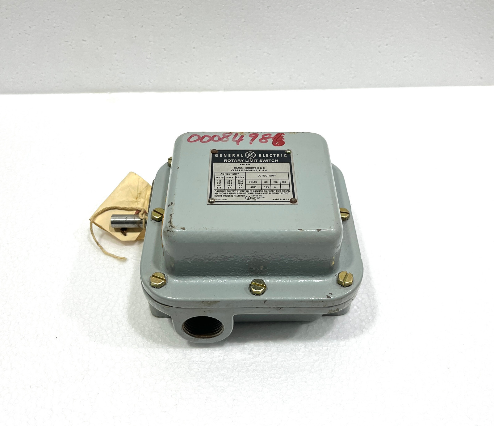 GE CR115E 743112 Geared Rotary Limit Switch