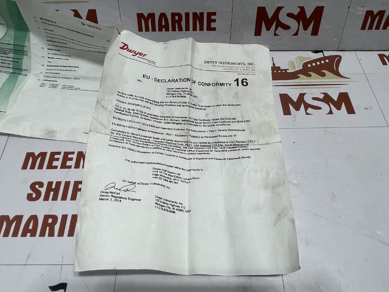 Dwyer Flotect L4-AT Float Switch For Hazardous EX - Image 12