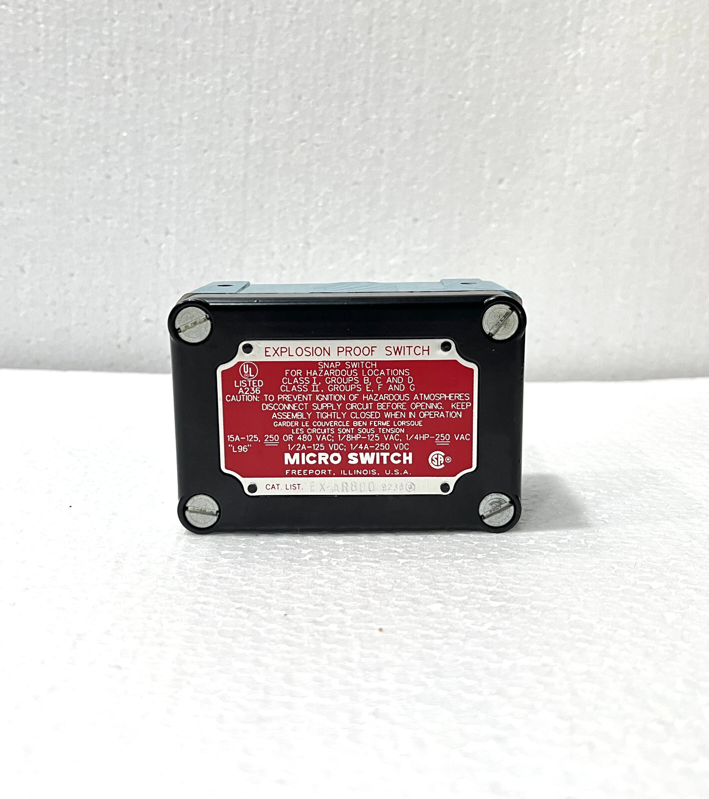 Honeywell Micro Switch Ex-Ar800 Explosion Proof Limit Switch - Image 2