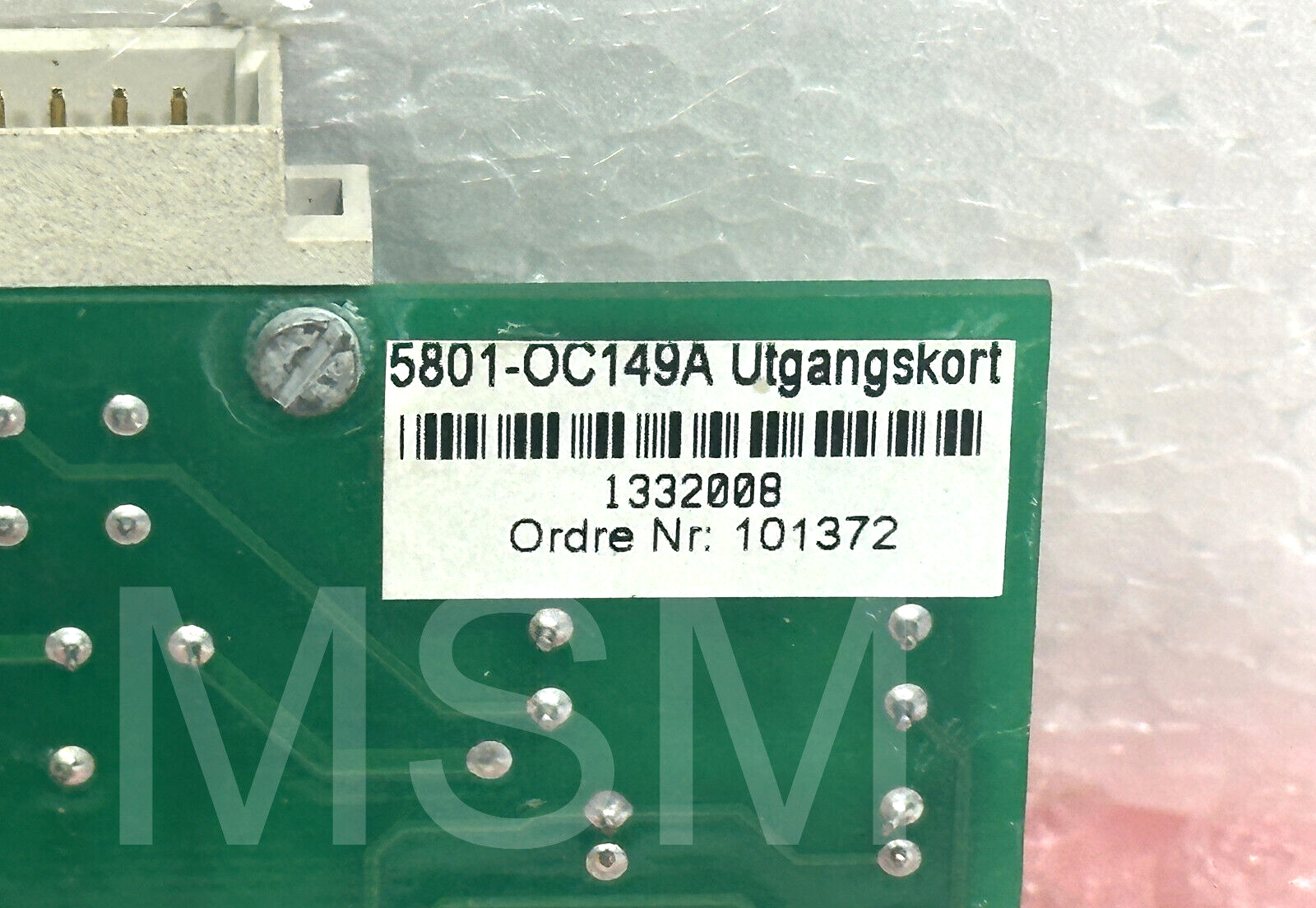 Tenf Jord Mak Verksted Steering Gear Card 5801-OC149A Electronic PCB Circuit - Image 2