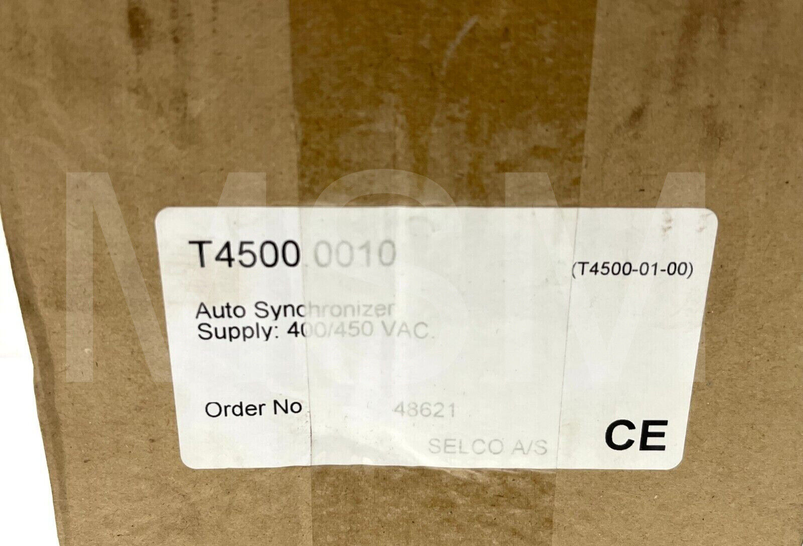 Selco T4500-01 Auto Synchronizer Relay T4500 - Image 2