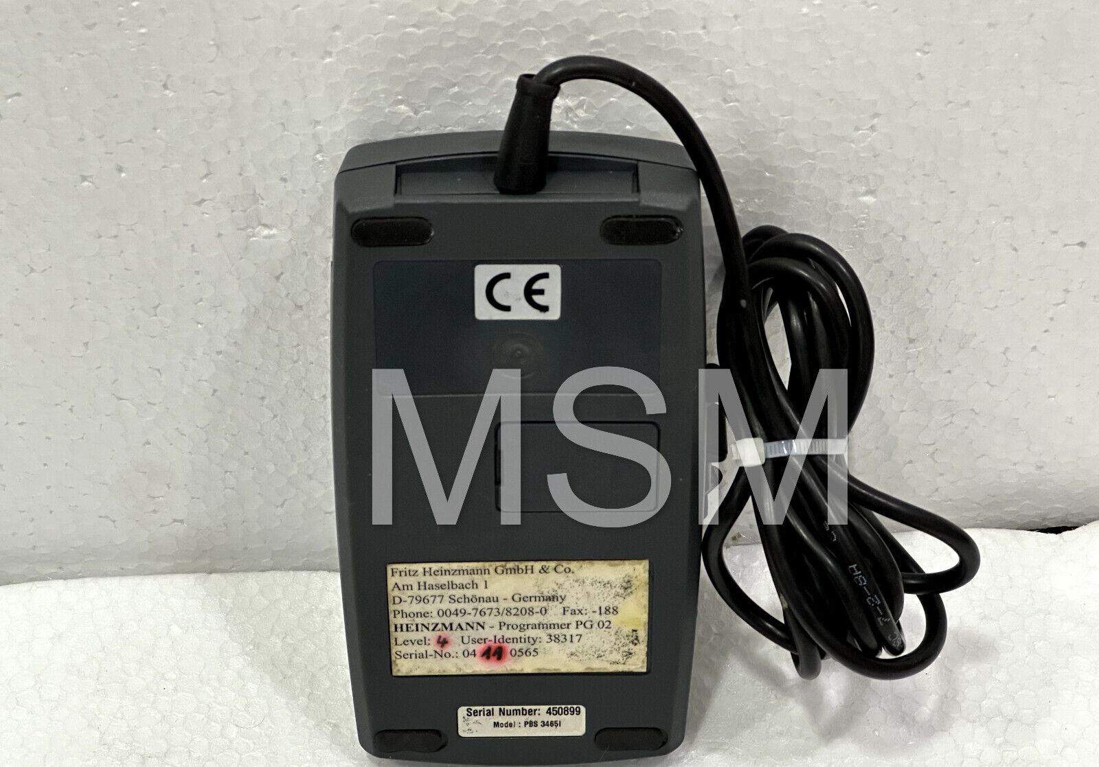 Heinzmann Hand-Held Programmer 2 PG 02 SN.450899 - Image 3