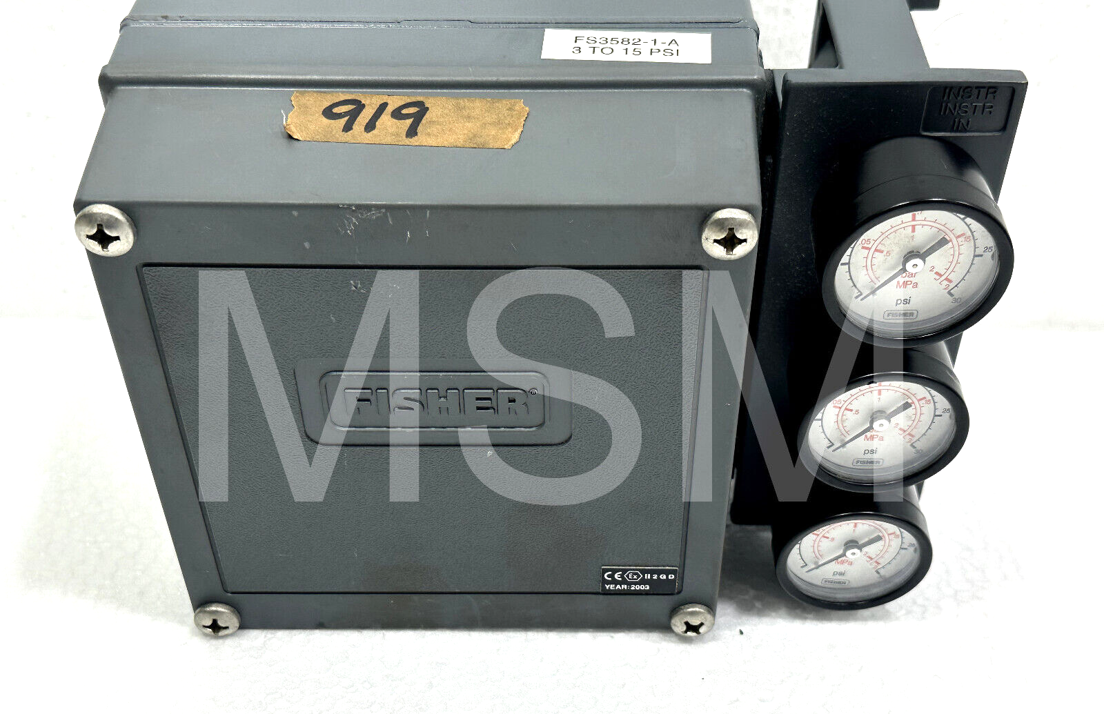 Fisher 3582 Pneumatic Valve Positioner - Image 2