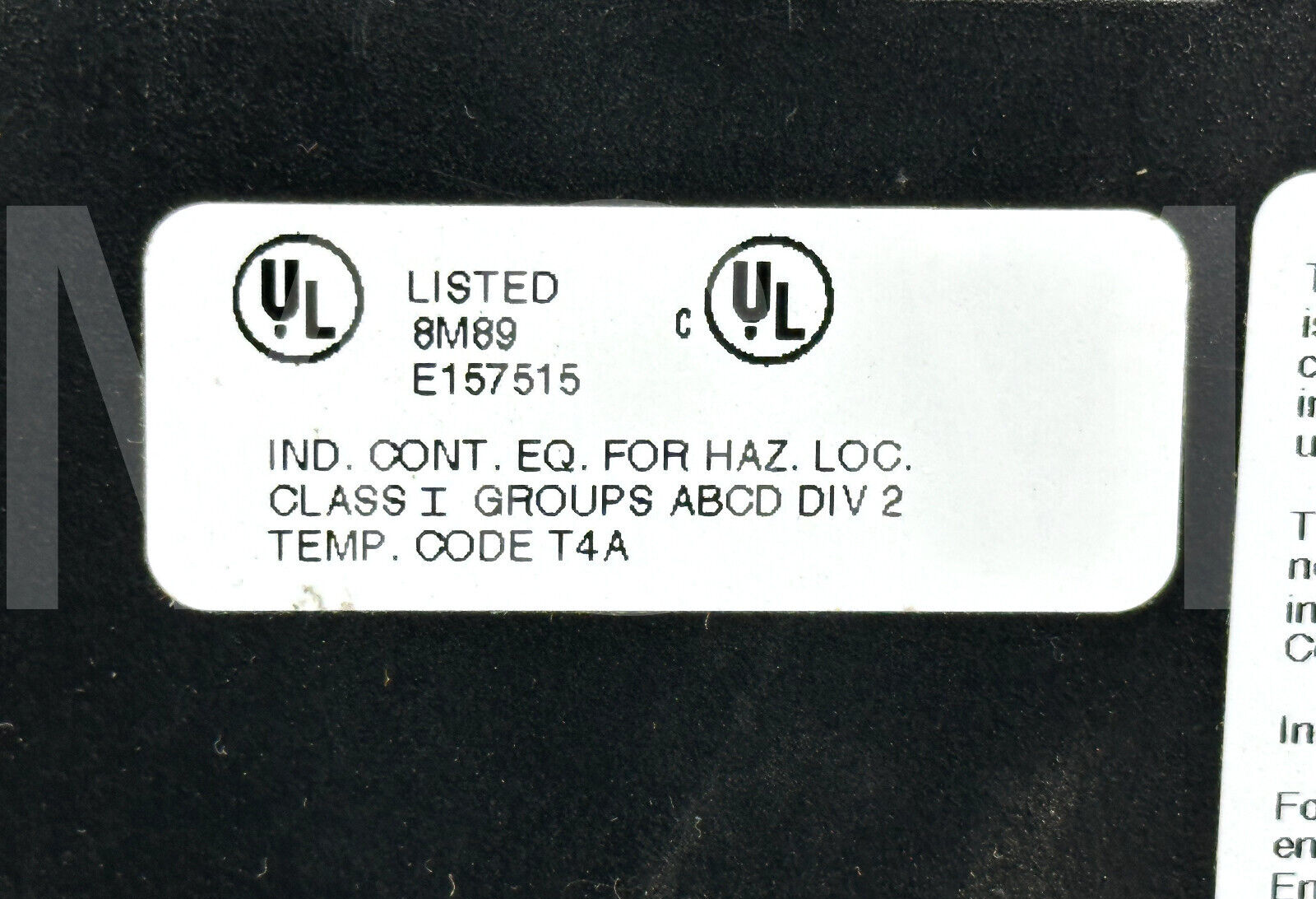 GE FANUC 10 SLOT PROGRAMMABLE CONTROLLER 8M89 E157515 - Image 6