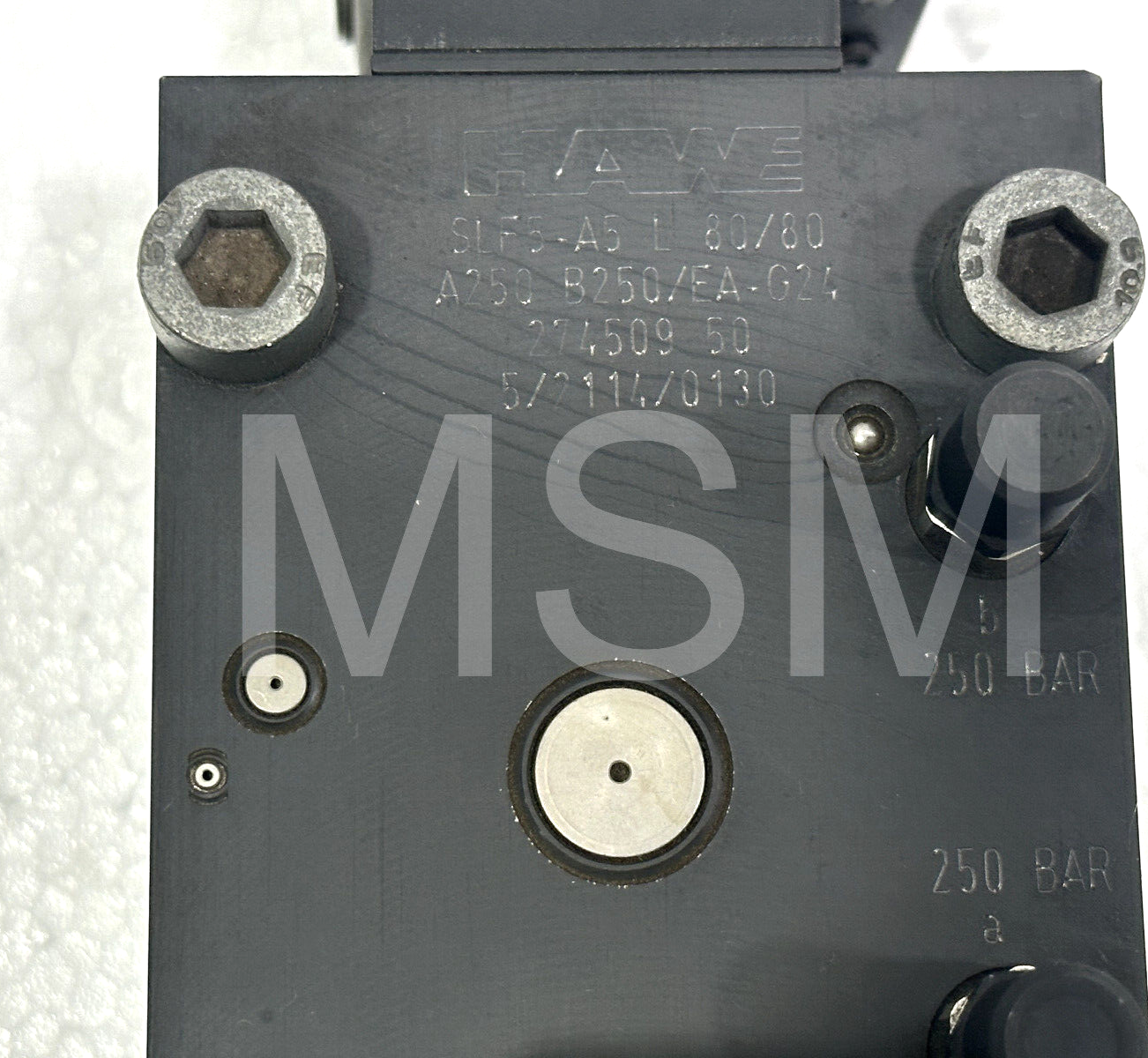 Hawe SLF5-A5 L 80/80 A250 B250 /EA-G24 Hydraulic Valve Section Manual - Image 5