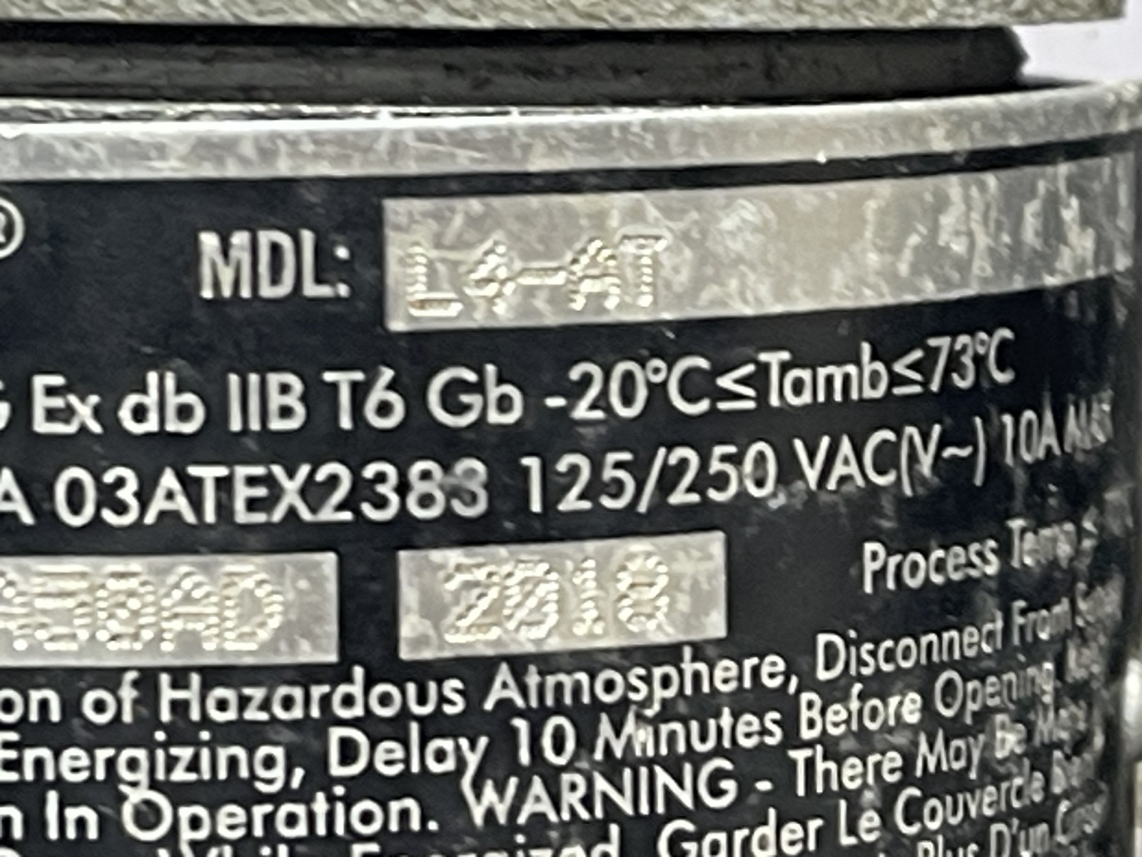 Dwyer Flotect L4-AT Float Switch For Hazardous EX - Image 6
