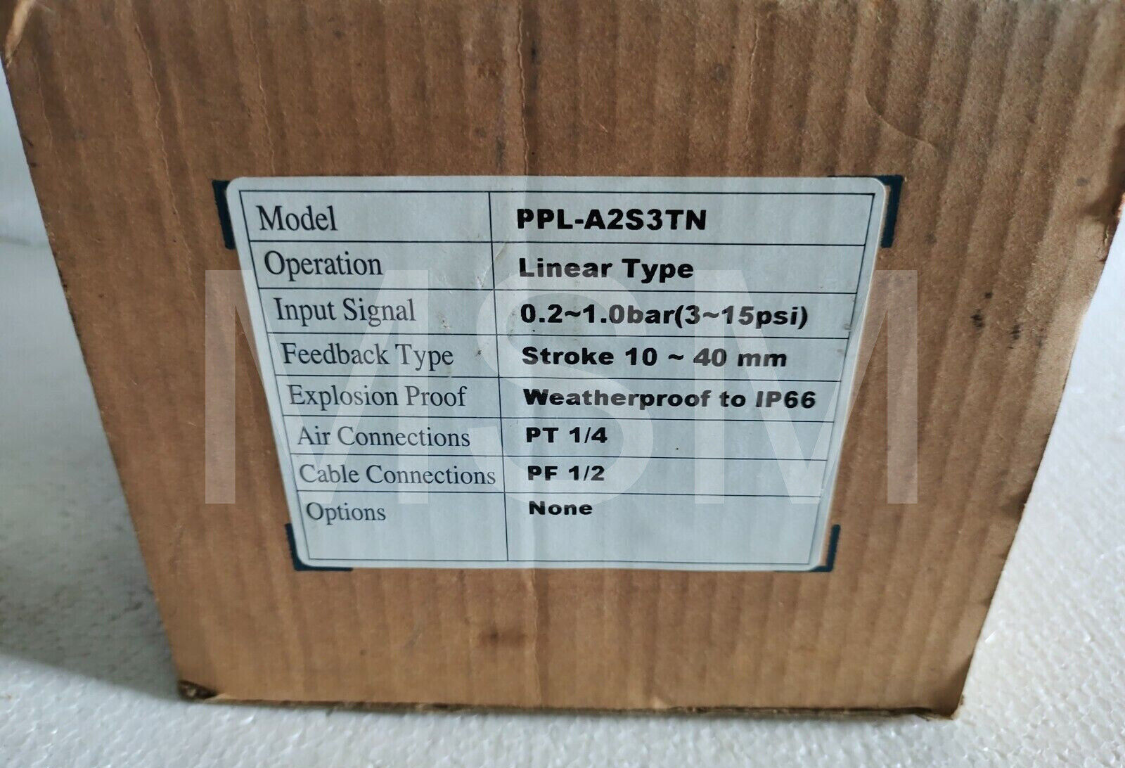 POWER-GENEX PPL-A2S3TN PNEUMATIC POSITIONER - Image 6