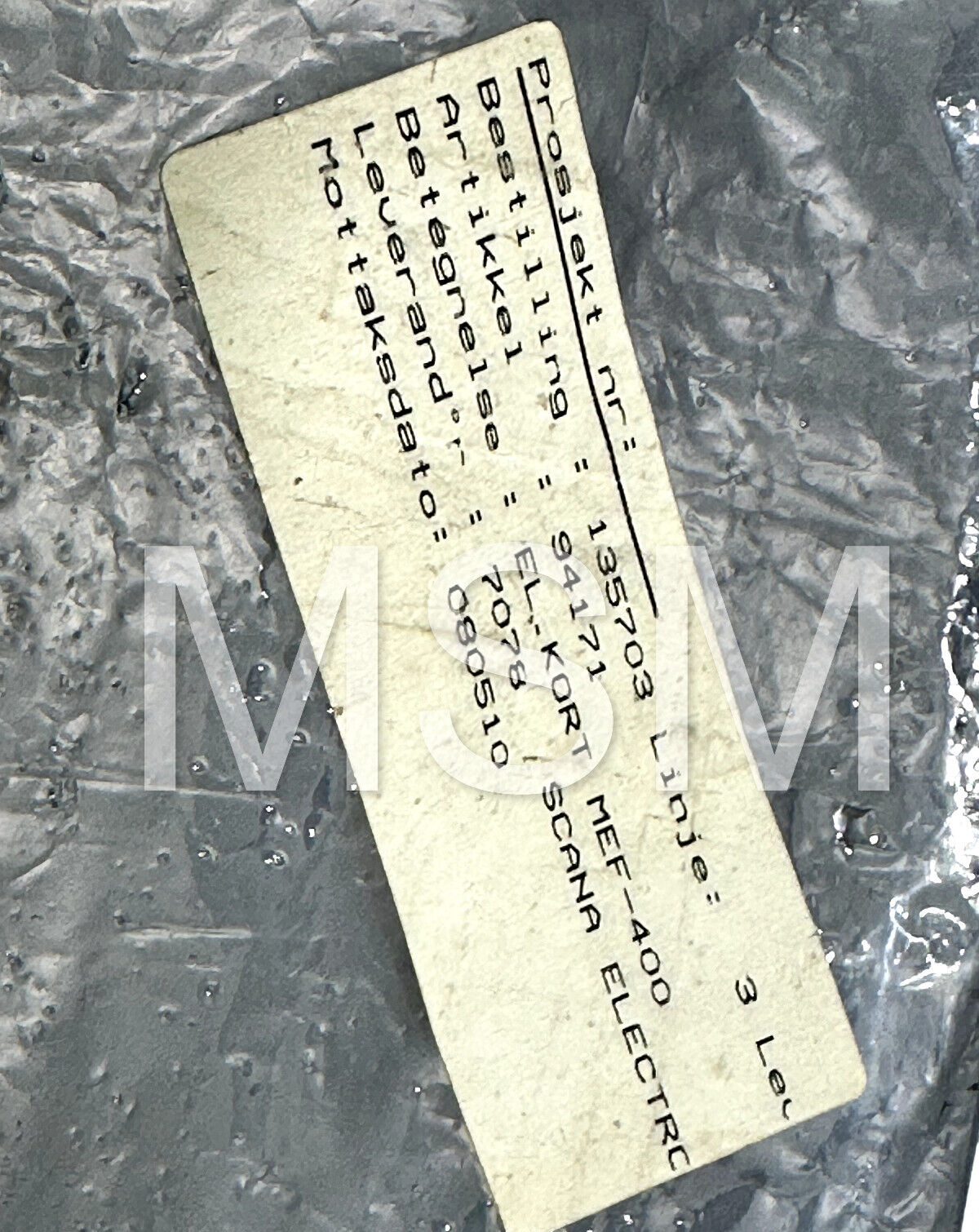 Scana Control System MEF 400 - Image 7