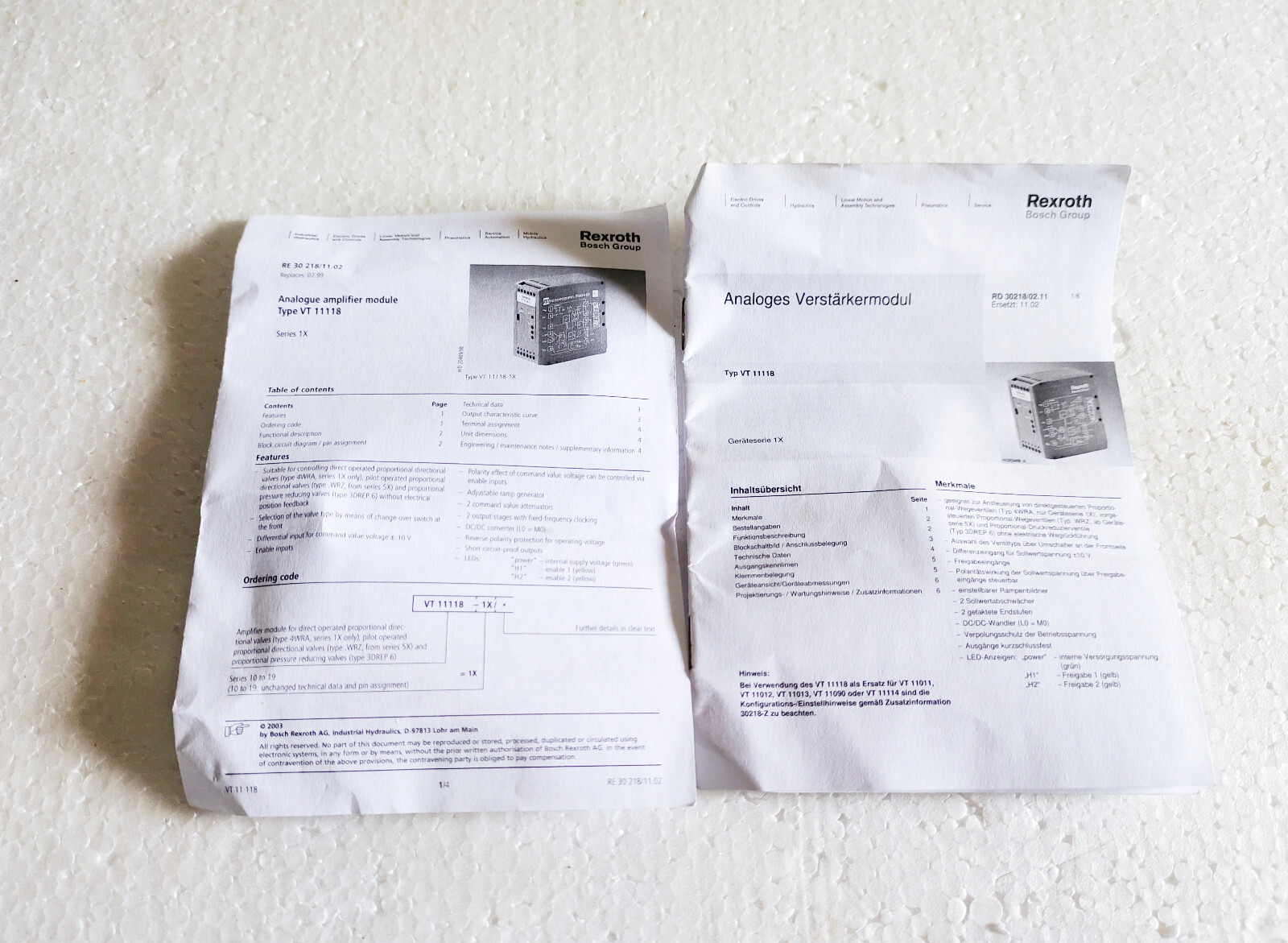 Rexroth VT1118-10 Analog Module - Image 8