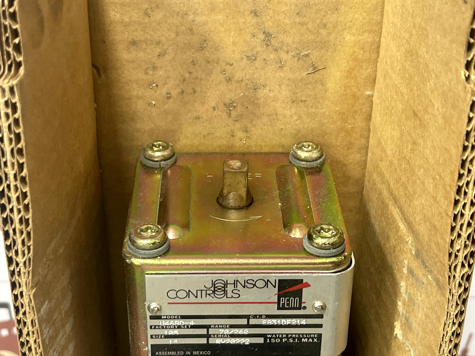 NEW JOHNSON CONTROLS V46BD-4 WATER REGULATING VALVE V46BD4 - Image 9
