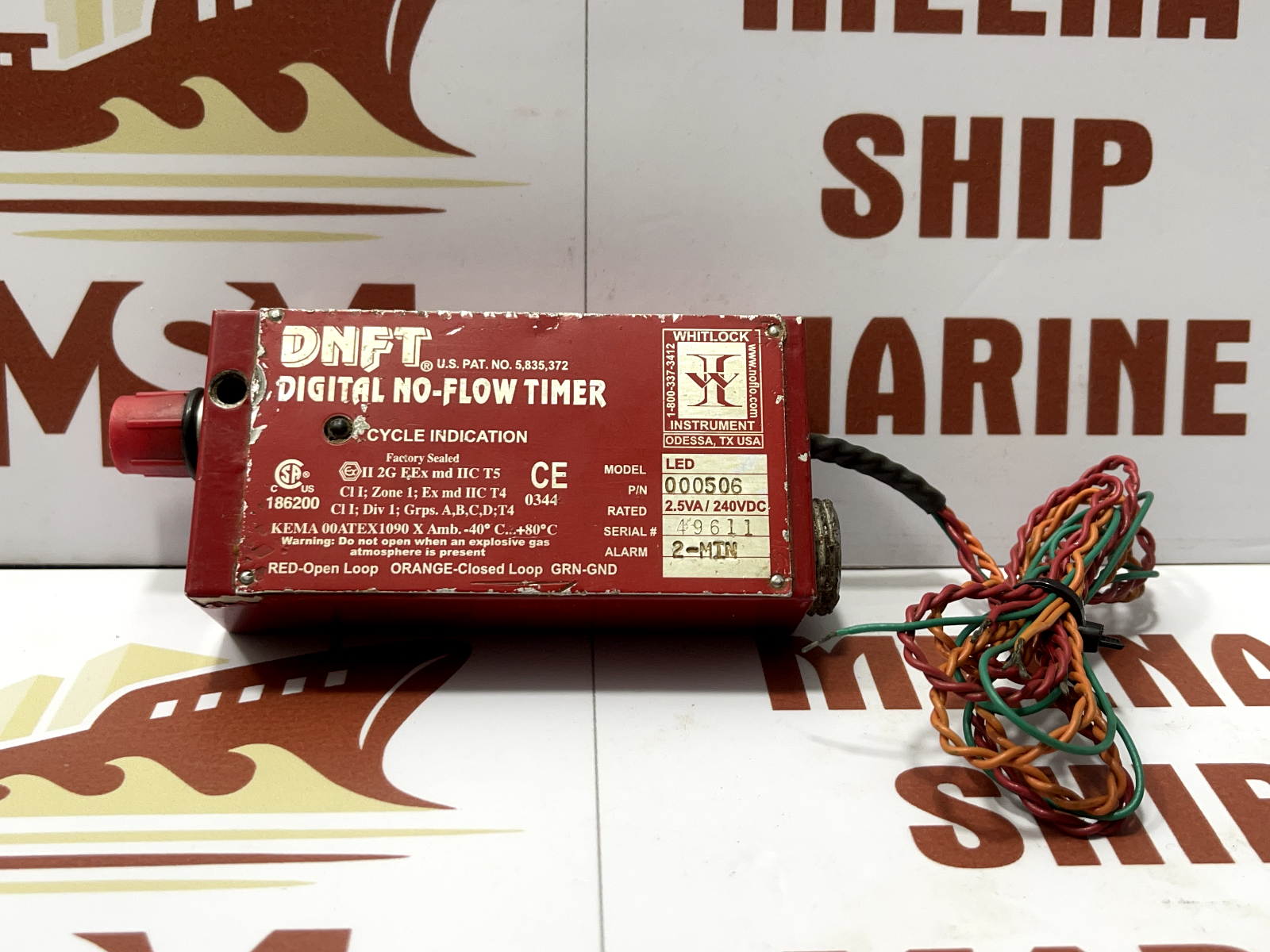 Whitlock 000506 LED Dnft Digital No Flow Timer 240v-dc