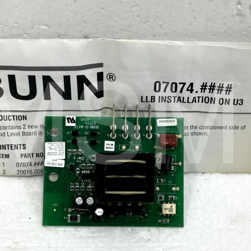 CONTROL PRODUCTS INC BUNN-0-MATIC 07074 PCB