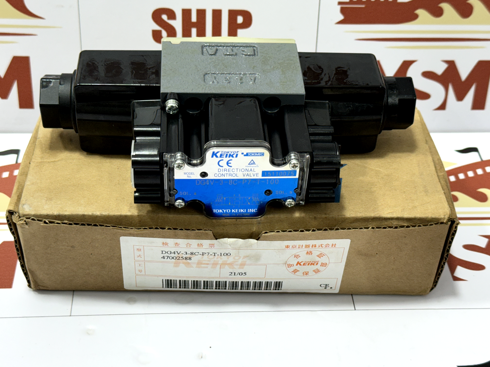 TOKYO KEIKI DIRECTIONAL CONTROL VALVE DG4V-3-8C-P7-T-100