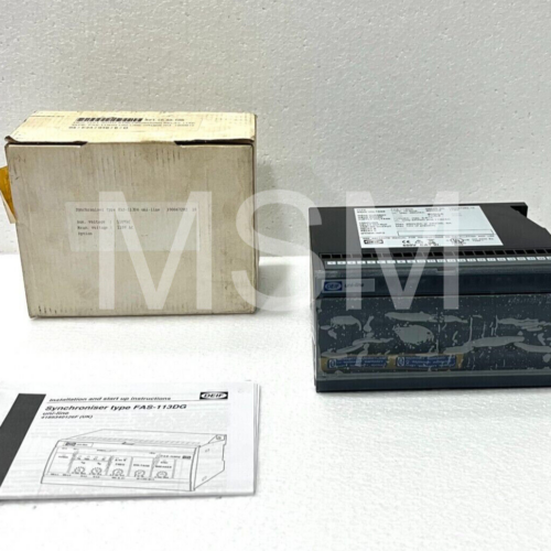 Deif FAS-113DG Generator Set Synchronizer Relay 110VAC