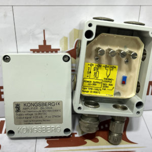Kongsberg Ga-100/a Thermocouple Amplifier Connection Box 12-35v