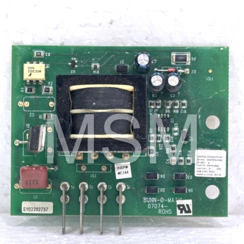 Bunn-0-MATIC 07074-ROHS Level Control Board Set