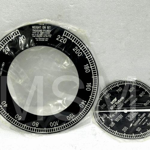 MD Totco B1586-1214 Type “EB” Weight Indicator Black
