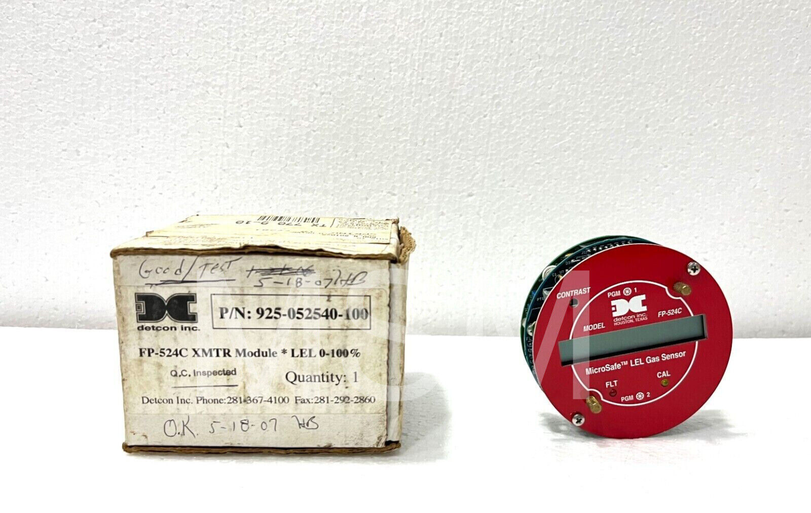 Detcon FP-524C Microsafe LEL Gas Sensor