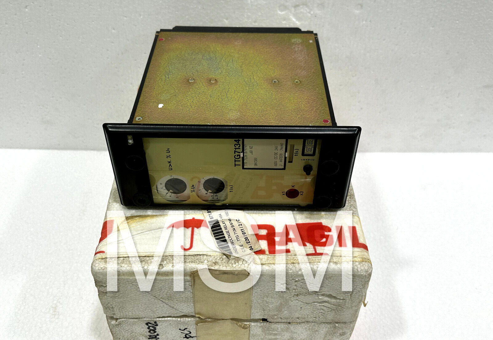 CEE TTG7134 Overcurrent Relay - K51N UN:58V 60HZ