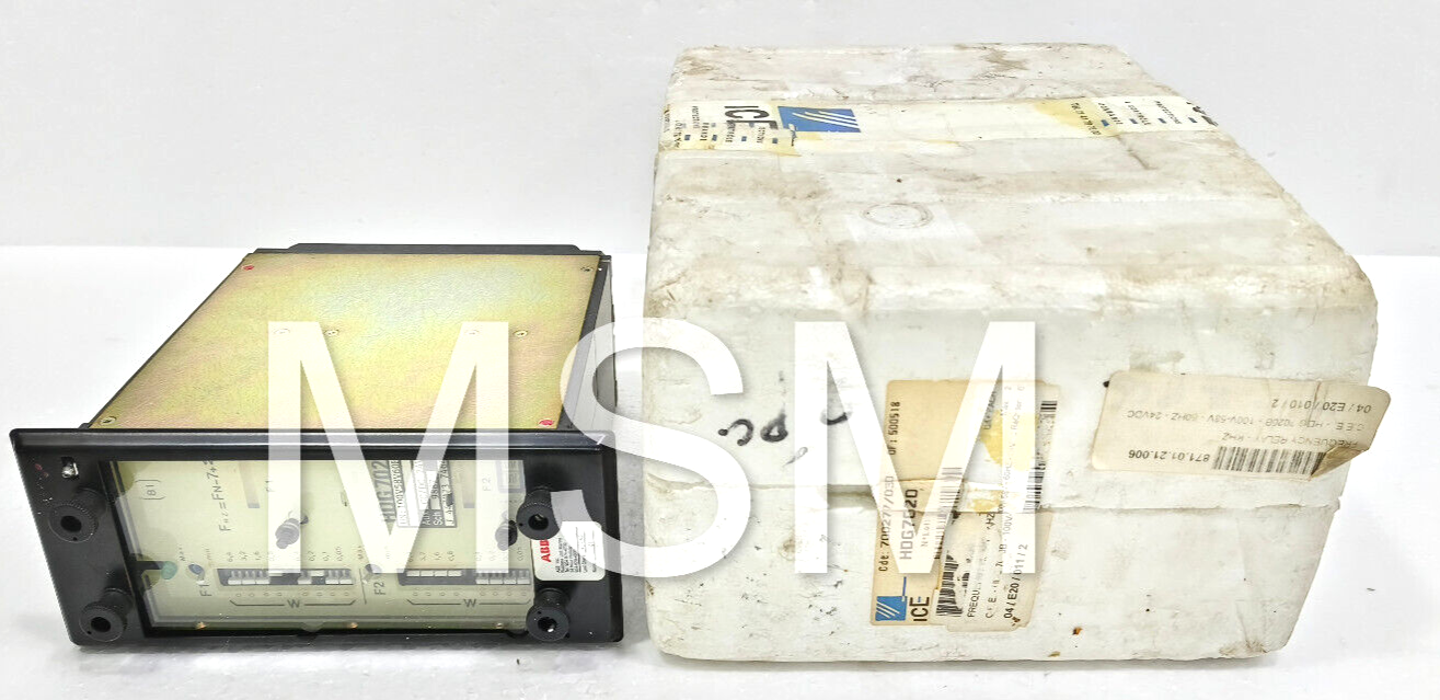 ABB HDG7020 FREQUENCY RELAY HDG 7020 Sch: 9887 B