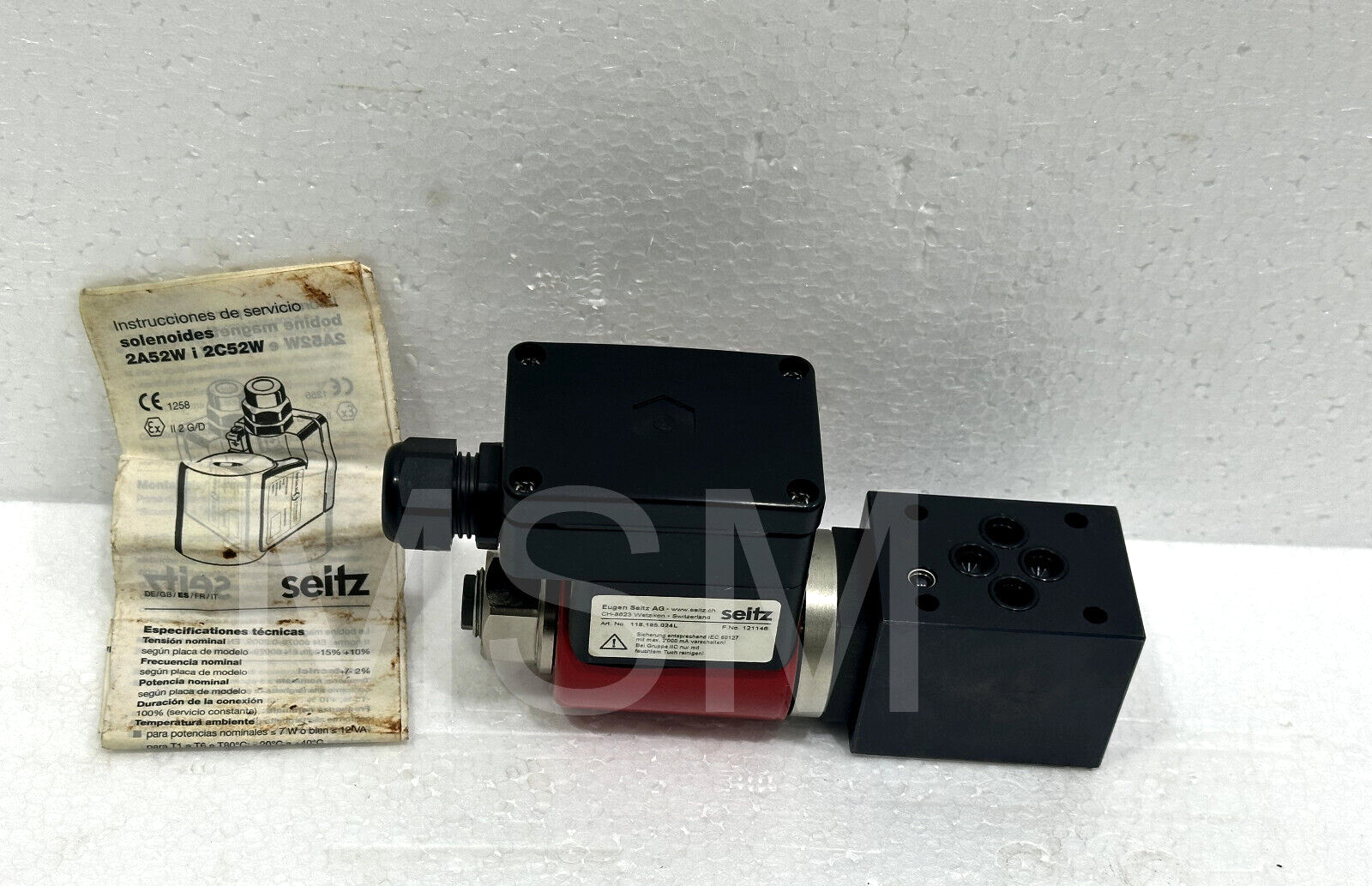 AROFLEX proportional pressure relief valve type EPDB-06-200-SD-EEX