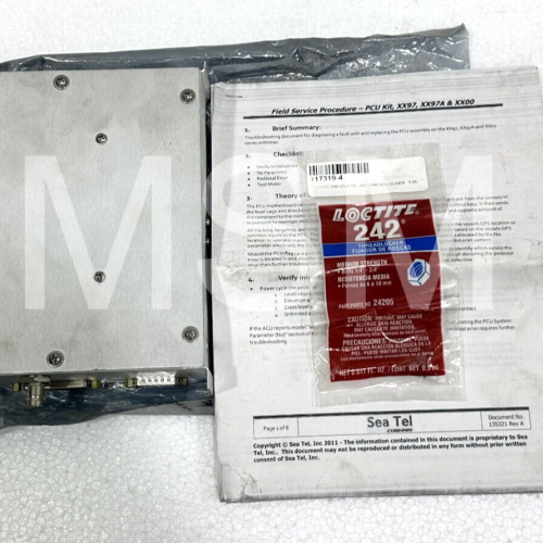 SEA TEL Field service Procedure 117319-4 M&L 5-11/ 125159-E