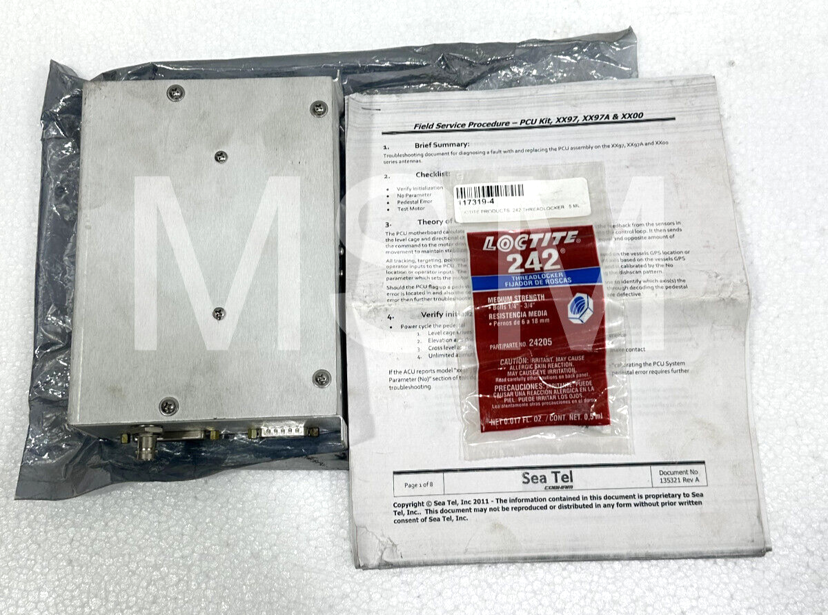 SEA TEL Field service Procedure 117319-4 M&L 5-11/ 125159-E