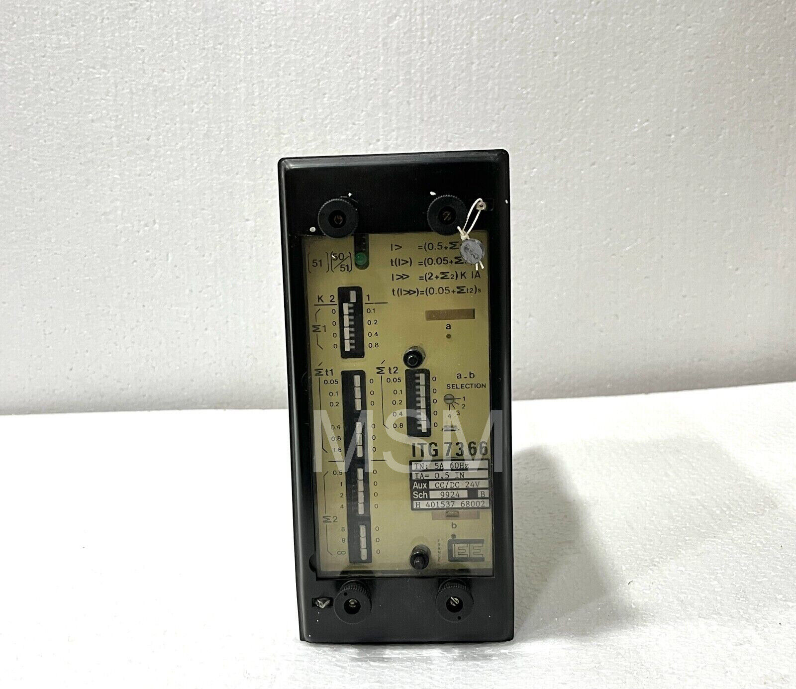 CEE ITG7366 Three Pole Overcurrent Relay 5A 60Hz 0,5 IN