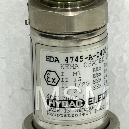Hydac HDA 4745-A-0400-AH1-000 Pressure Transmitter 400 Bar