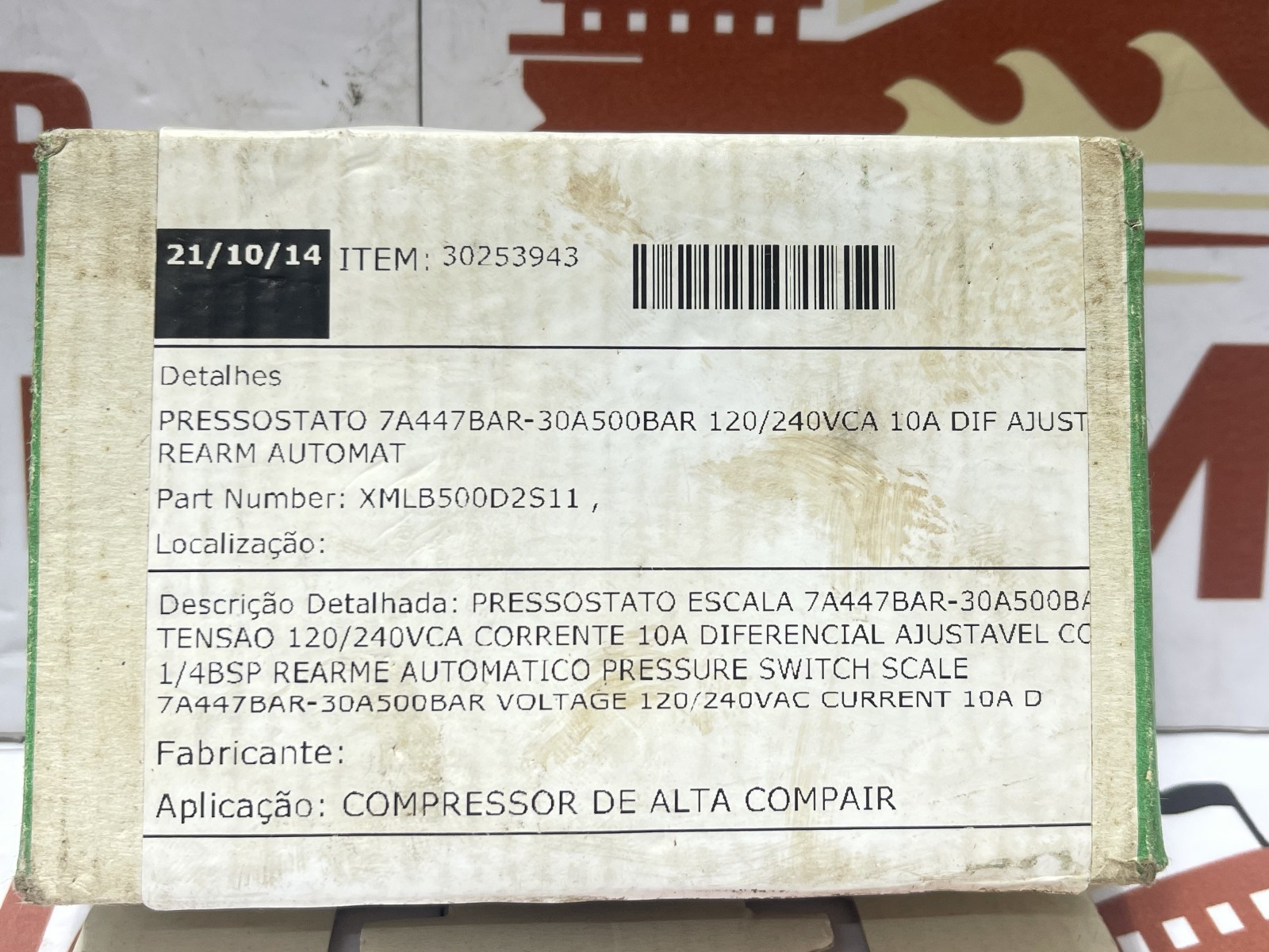 TELEMECANIQUE XMLB500D2S11 PRESSURE SWITCH 500 BAR - Image 11