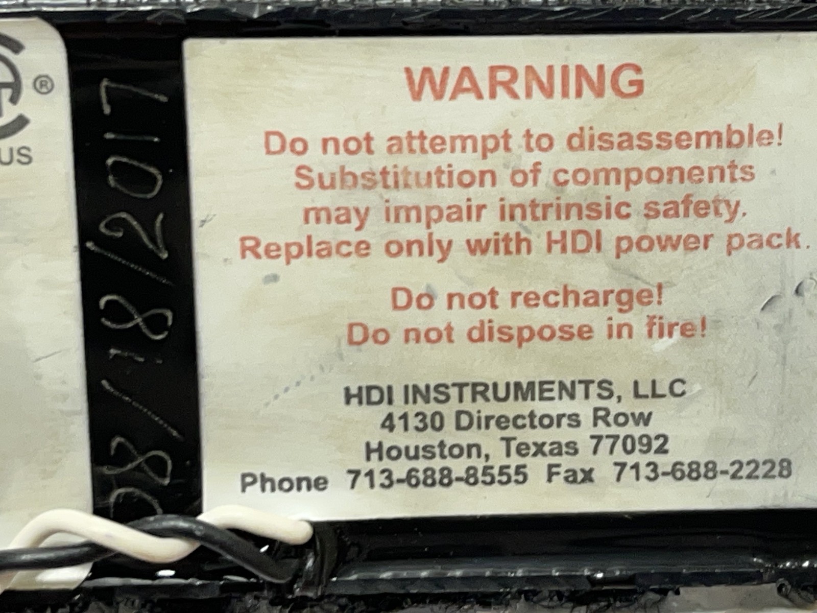 HDI HDIBATT-E260-DOT-AA Battery Power Pack - Image 3