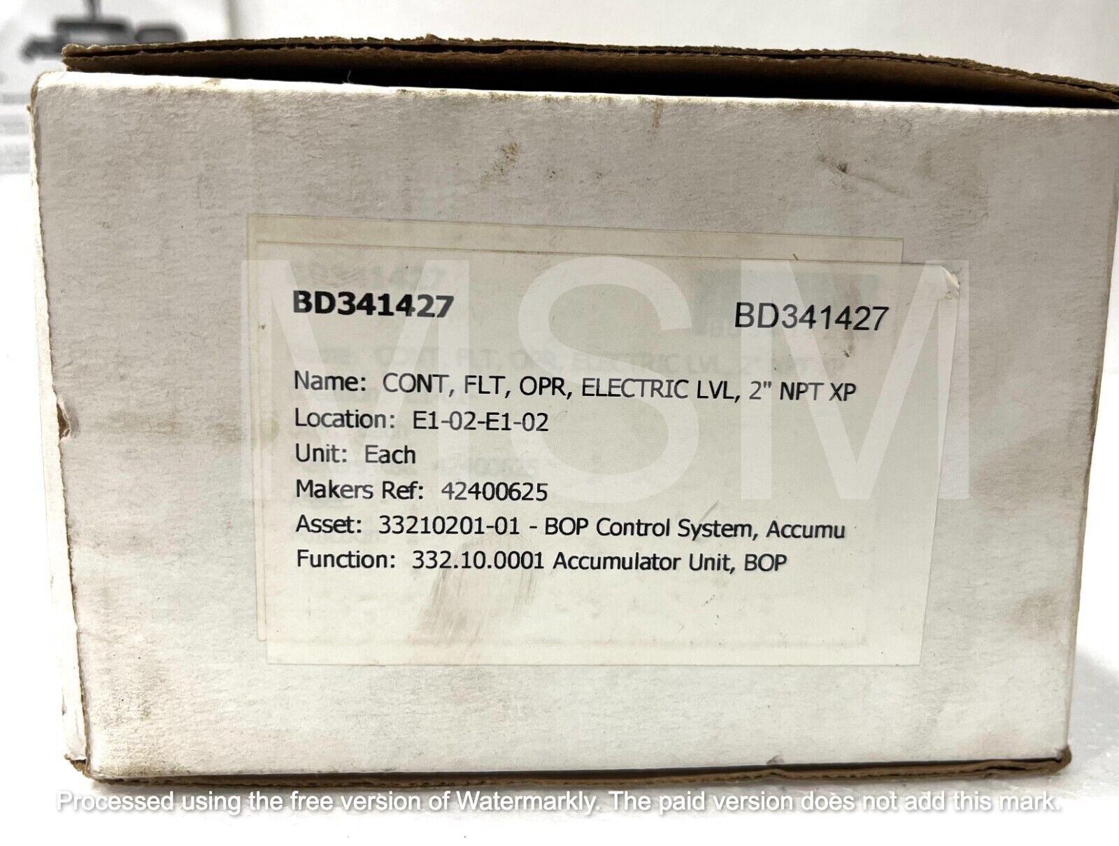 Pathway E200-41-10 Electric Level Control Switch Ex - 1500 Psig -40 To 392 ℉ - Image 13