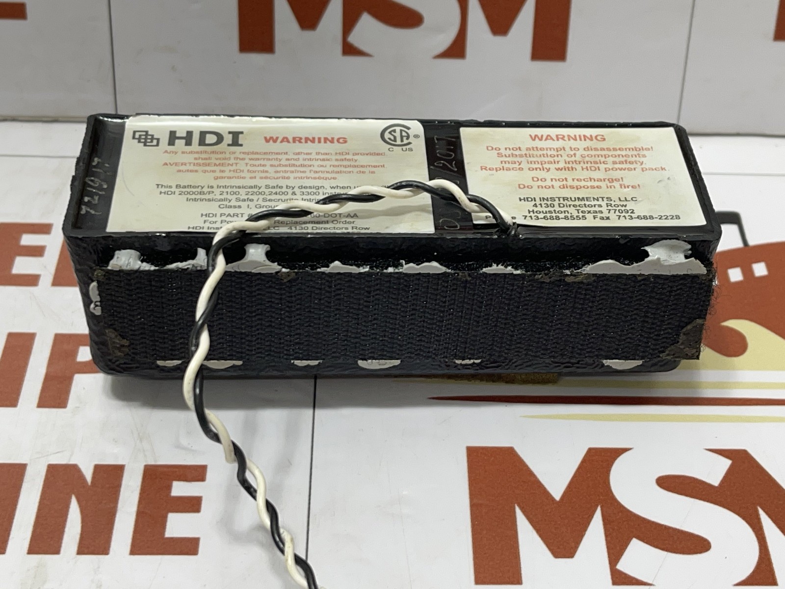 HDI HDIBATT-E260-DOT-AA Battery Power Pack - Image 6