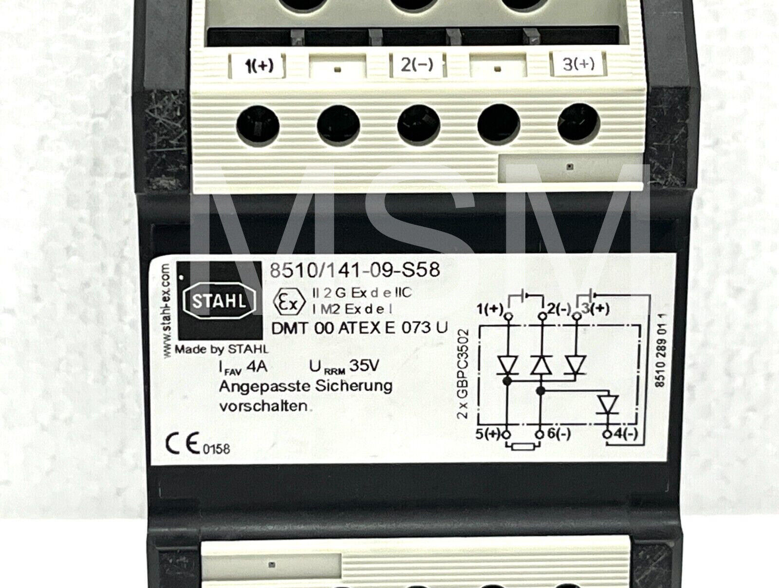 Stahl 8510/141-09-S58 Auxilary Contactor Explosion-Protected - Image 2