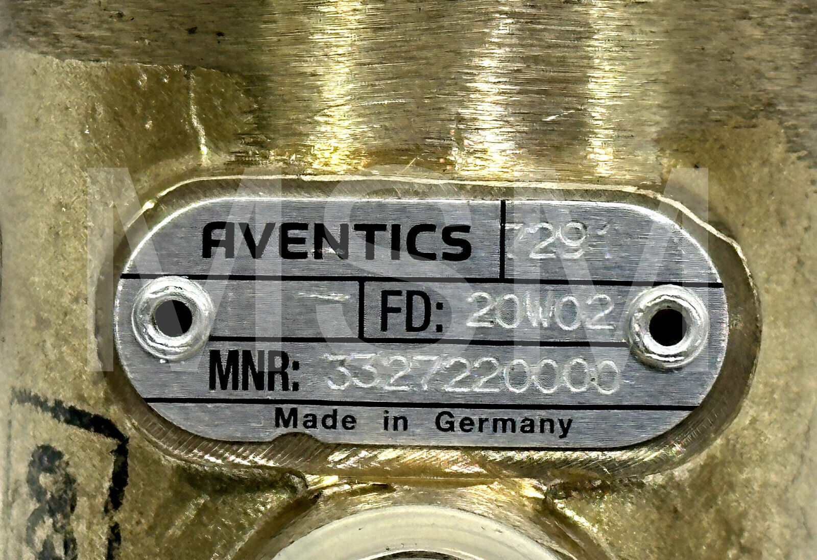 Aventics 3327220000 Piston rod cylinders COMPRE.-AIR FILTER 20W02. - Image 2