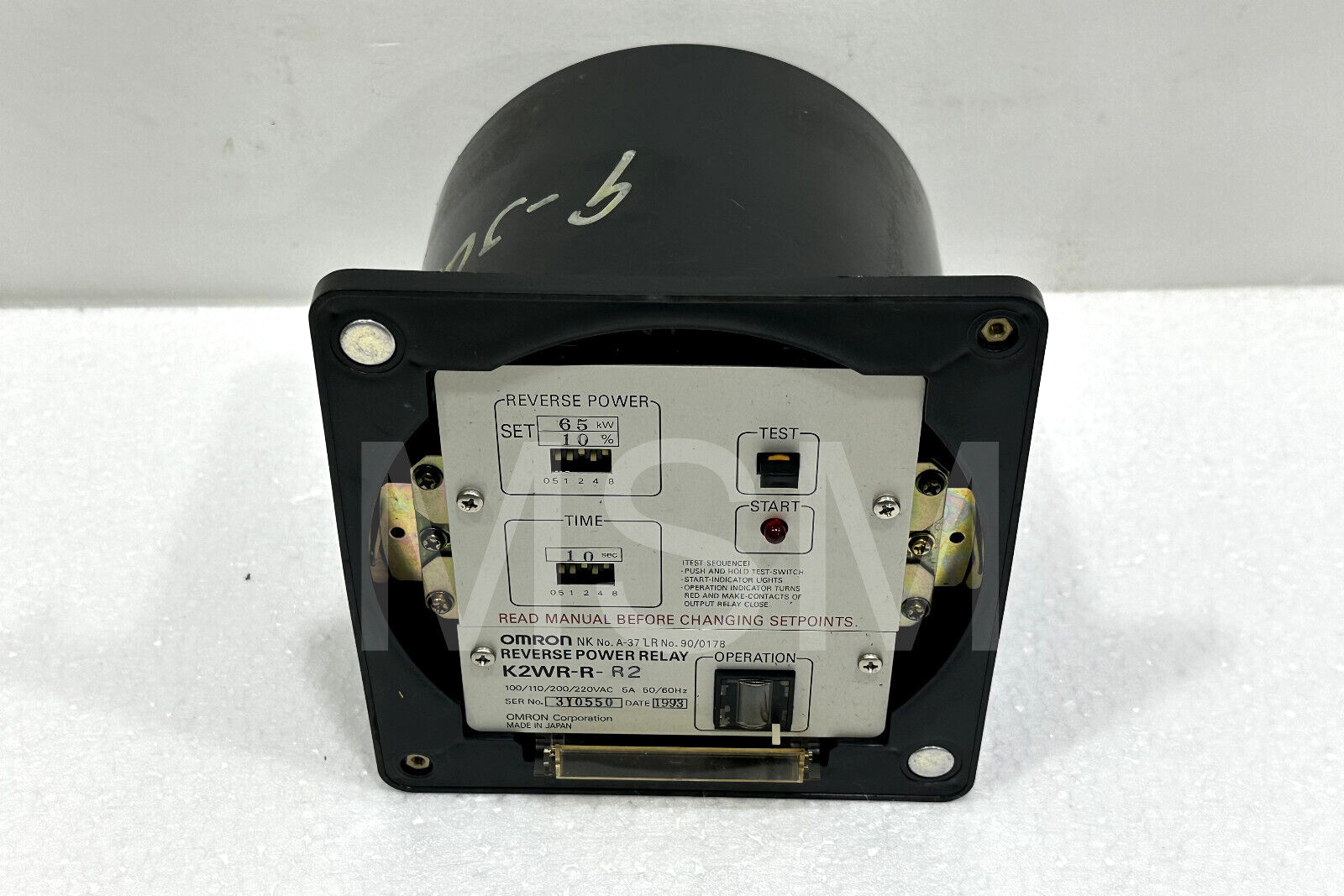 OMRON K2WR-R-R2 STATIC TYPE REVERSE POWER RELAY