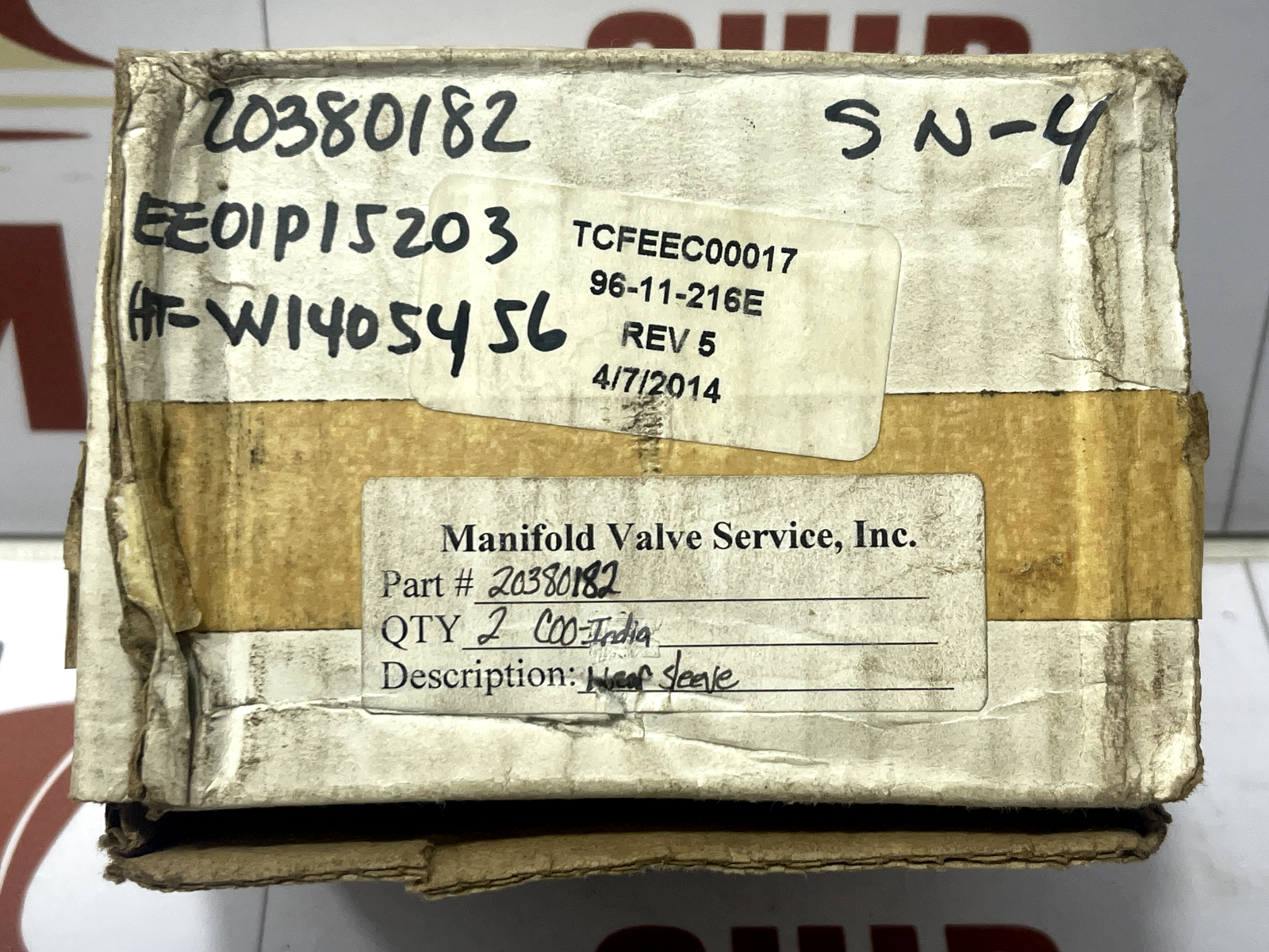 Manifold valve 96-11-216E REV 5 - Image 2