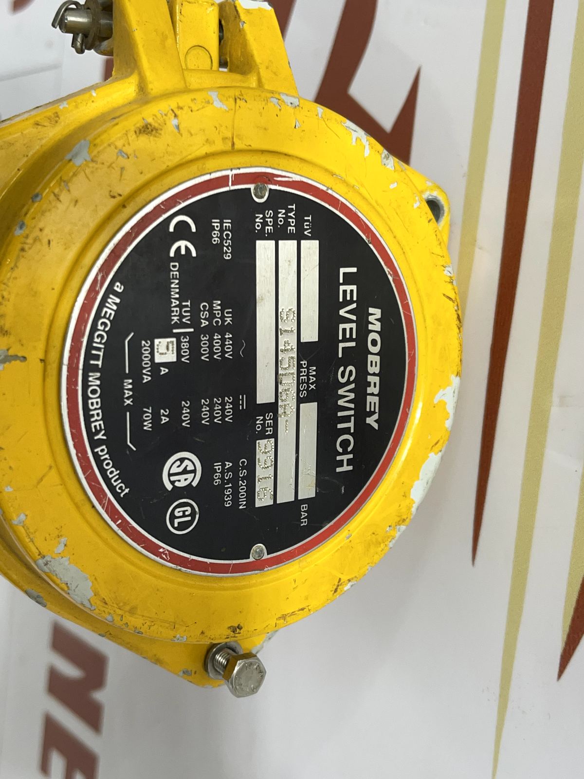 MOBREY LEVEL SWITCH S14506A - Image 3