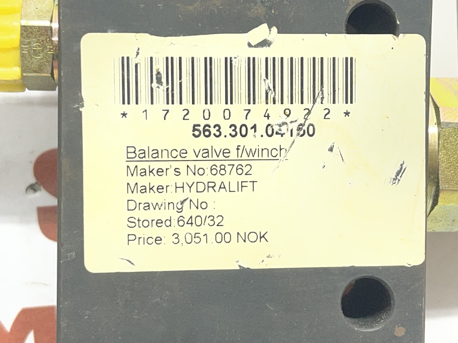 SUN HYDRAULICS BCW/S 0A53-K1 VALVE - Image 4