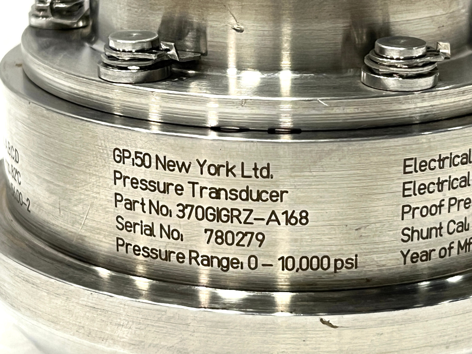 GP:50 370GIGRZ-A168 Pressure Transducer Intrinsically Safe 10,000 Psi - Image 4