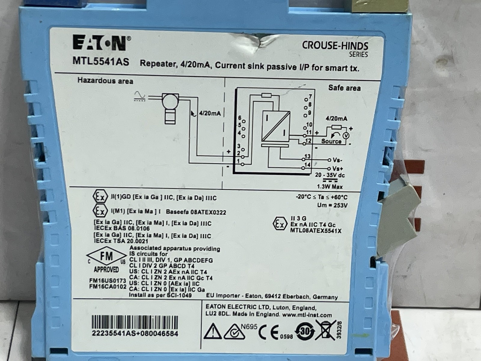 EATON MTL 5541AS Switch/ Proximity Detector Interface - Image 3