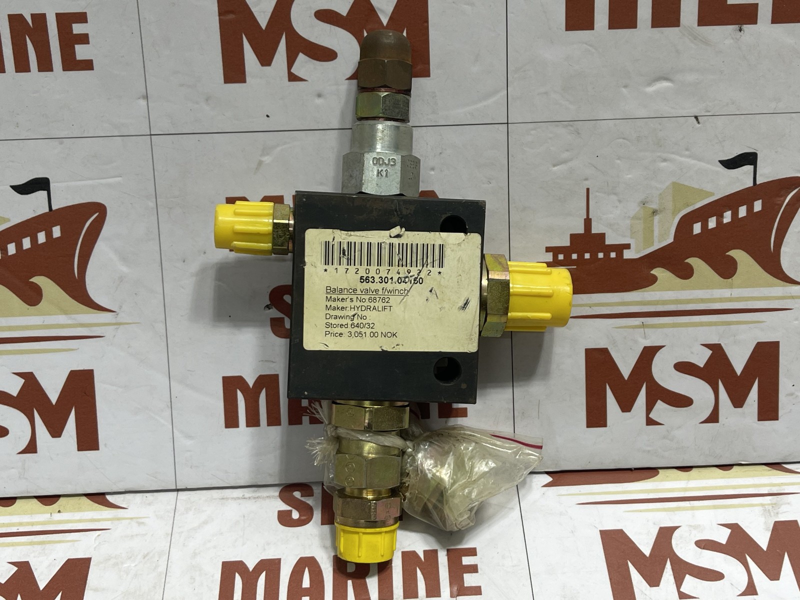 SUN HYDRAULICS BCW/S 0A53-K1 VALVE